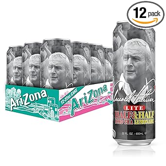 AriZona Sweet Tea 22 oz Can 12 Pack – Stock-the-Fridge Sweet Tea for Conference Rooms and Team Meetings