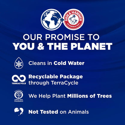 Arm & Hammer Clean Burst 5-in-1 Laundry Power Paks – Minimalist Laundry Closet Essential, No-Mess Pre-Measured Detergent