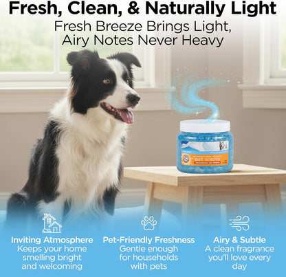 Arm & Hammer Pet Scents Deodorizing Gel Beads – Calming Pet Room Freshener for a Restful Nightly Routine