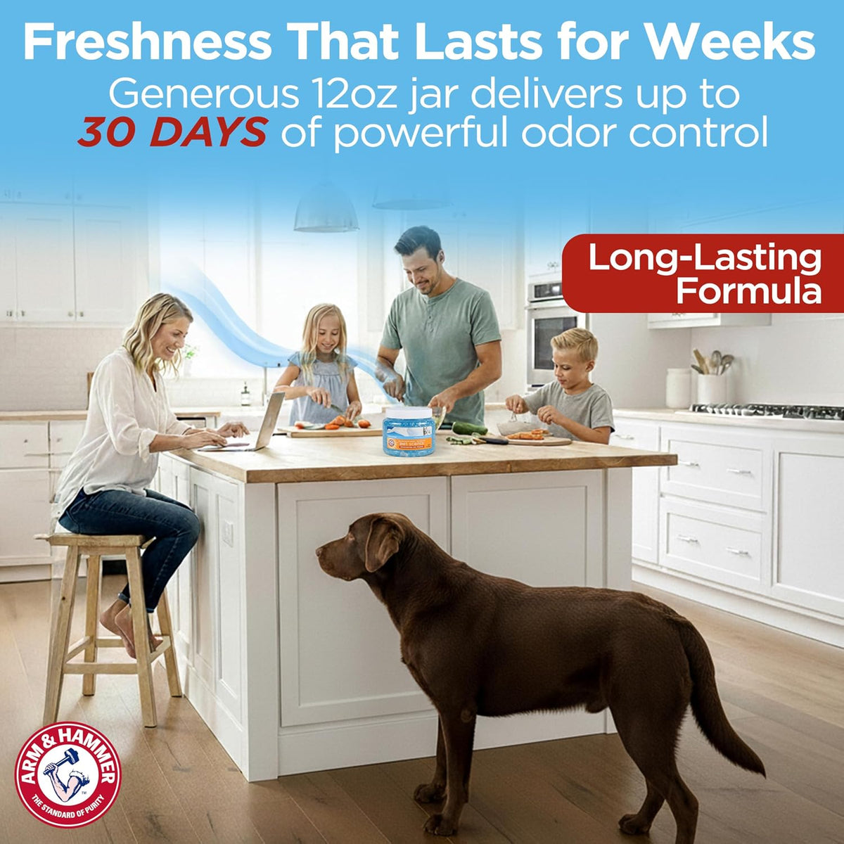 Arm & Hammer Pet Scents Deodorizing Gel Beads – Calming Pet Room Freshener for a Restful Nightly Routine