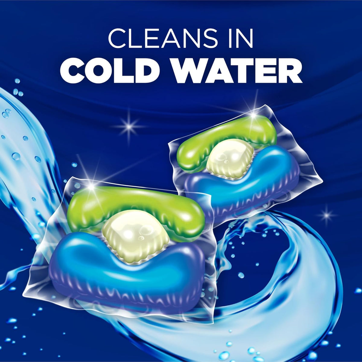 Arm & Hammer Plus OxiClean 5-in-1 Laundry Detergent Power Paks for Clutter-Free Homes, Single-Pod Laundry Solution