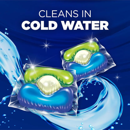 Arm & Hammer Plus OxiClean 5-in-1 Laundry Detergent Power Paks for Clutter-Free Homes, Single-Pod Laundry Solution