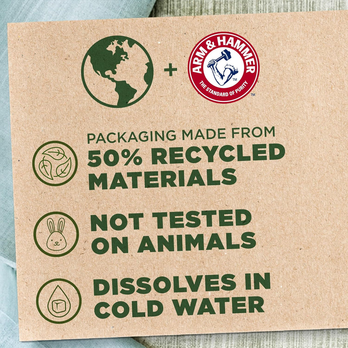 ARM & HAMMER Scent Booster – Baby Safe Laundry Freshener, Dye and Paraben Free Formula