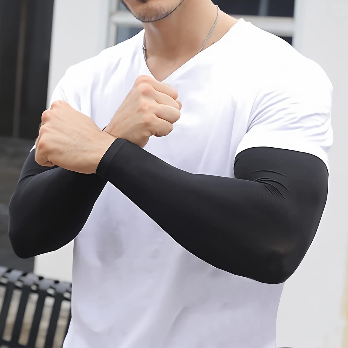 Arm Sleeves for Men and Women – Clean Professional Appearance for Office and Retail, Tattoo Concealment Sleeves