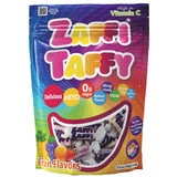 Zollipops KETO Taffy 3oz Pouch – Low-Carb Sugarless Candy for Self-Care Snack Time and Macro-Friendly Indulgence