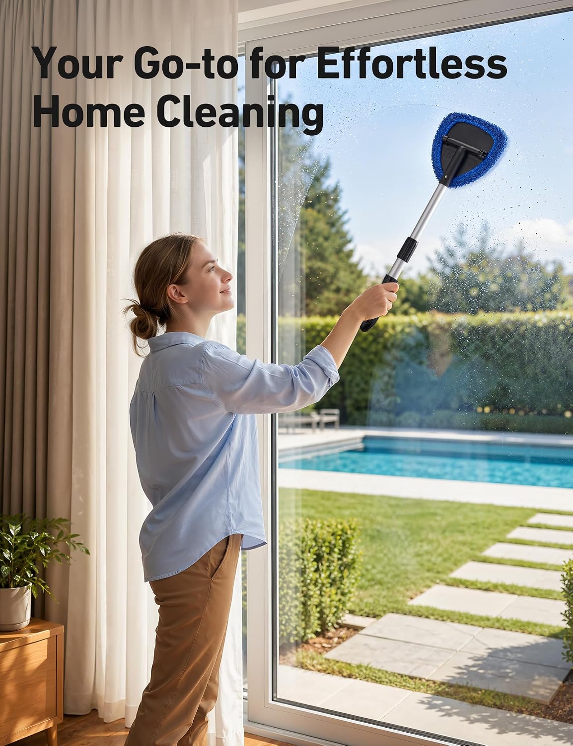AstroAI Telescoping Windshield Cleaner – Housewarming Gift for New Car Owners and SUV Enthusiasts