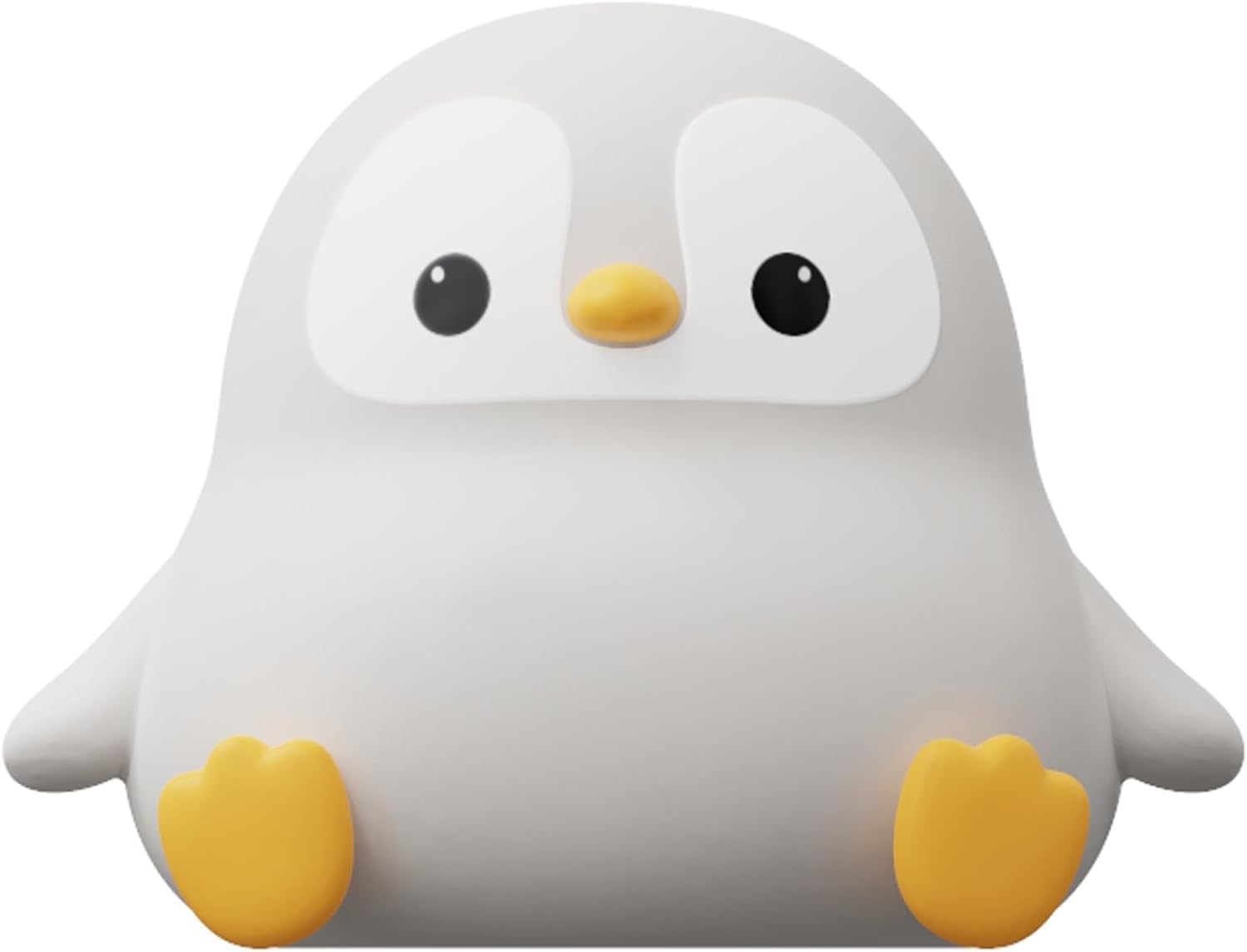 ATSUI Penguin Night Light for Kids – BPA-Free Silicone Nursery Lamp with Auto Shutoff, 2-Level Dimmable Soft Glow