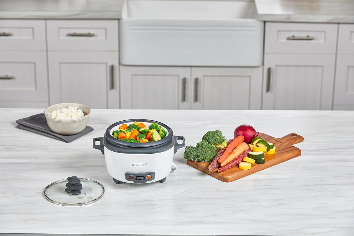automatic keep warm function that engages after cooking completes