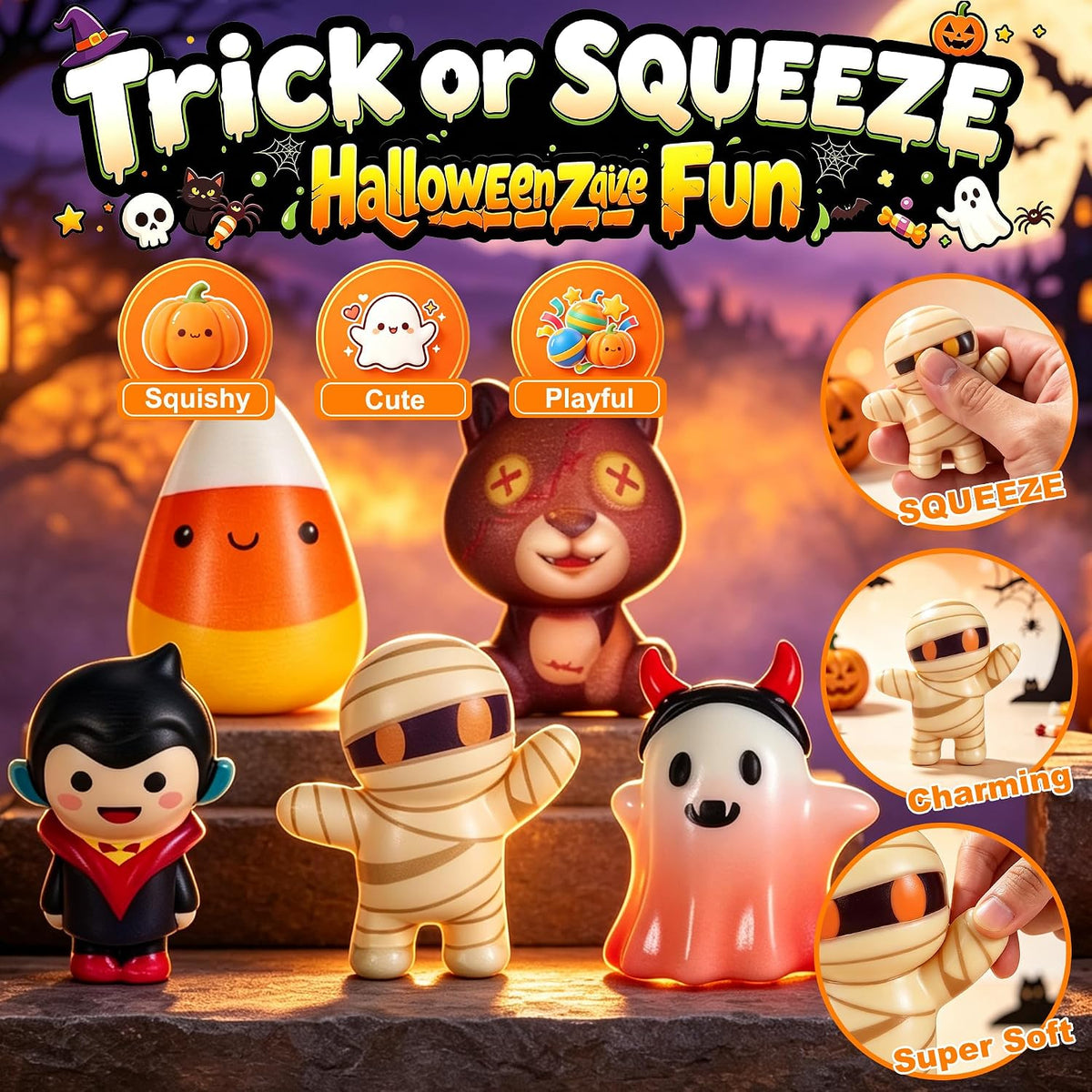 available in 4 product line variants including halloween, valentine's, and assorted color options