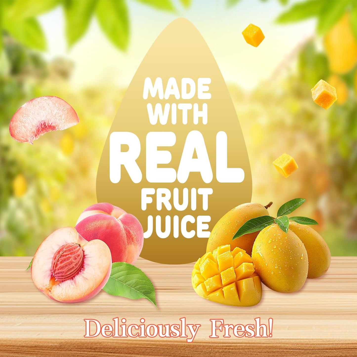 available in three flavor variants: raspberry, blue raspberry, and mixed-fruit