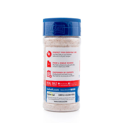 available in two sizes: 4.75 oz shaker and 10 oz refill pouch
