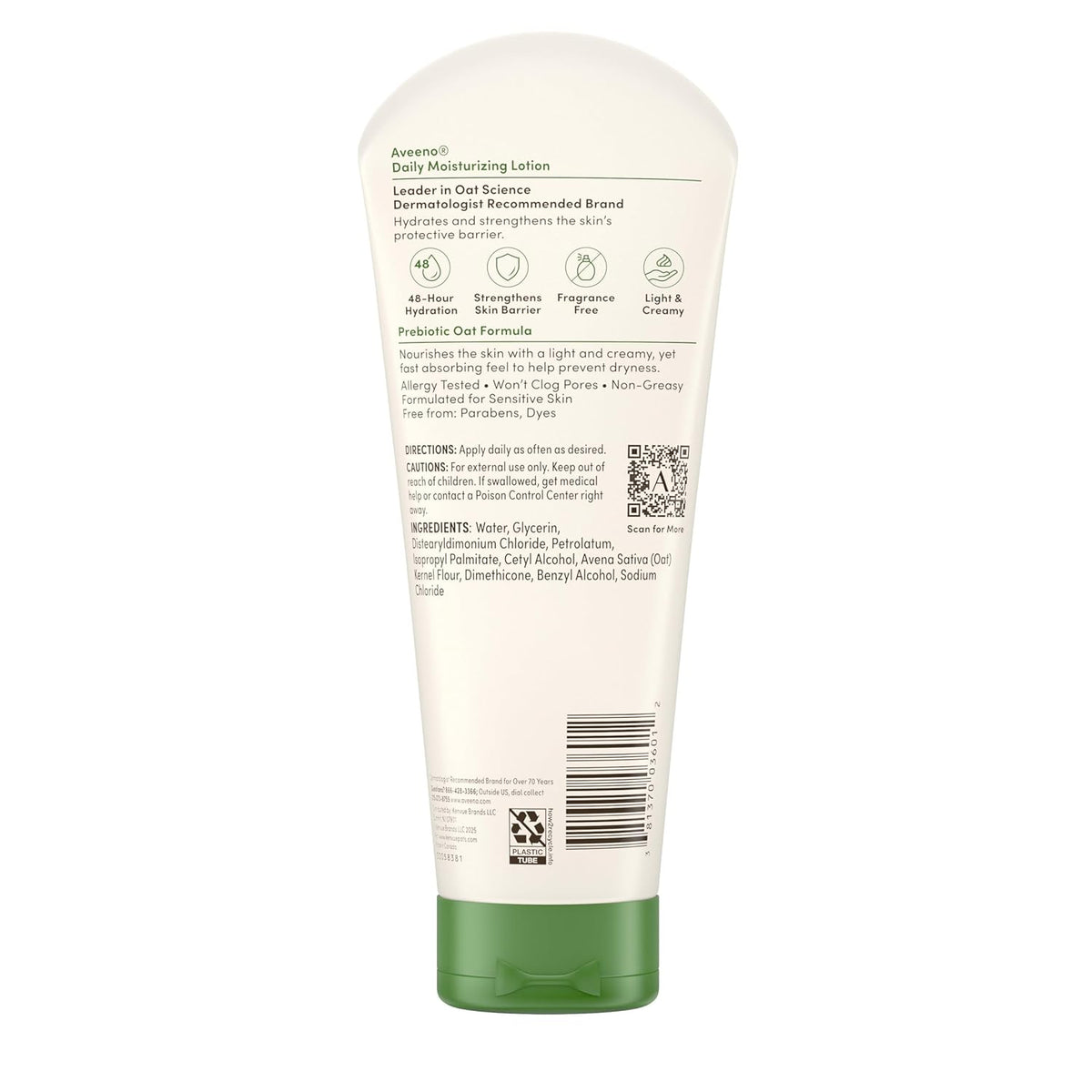Aveeno Body Lotion for Dry Skin – Gentle Nightly Ritual with Soothing Prebiotic Oat