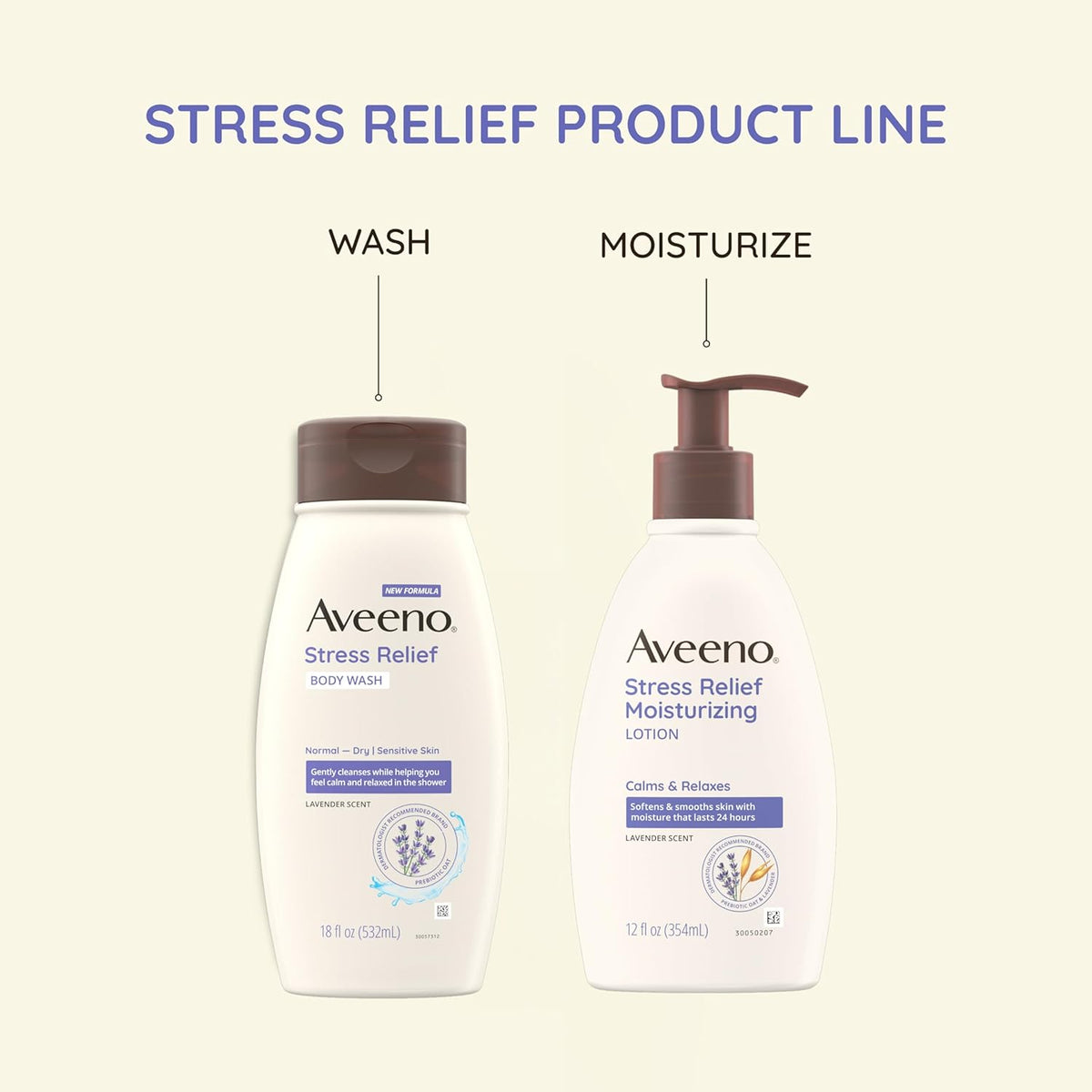 Aveeno Calming Shower Gel – Sensitive Skin Cleanser for Mindful Self-Care Moments