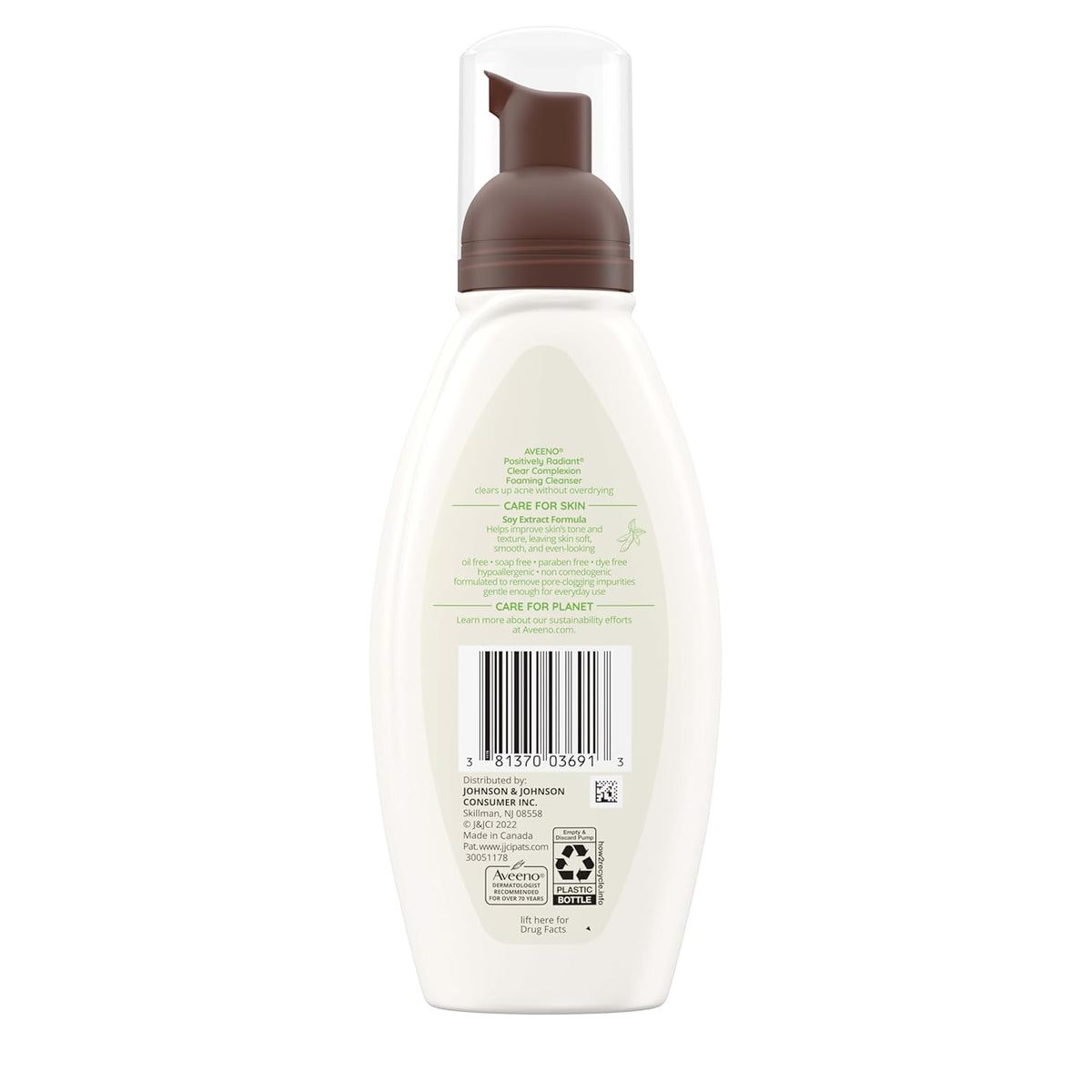 Aveeno Clear Complexion Safe Acne Cleanser – Gentle Formula Free of Harsh Chemicals & Irritants