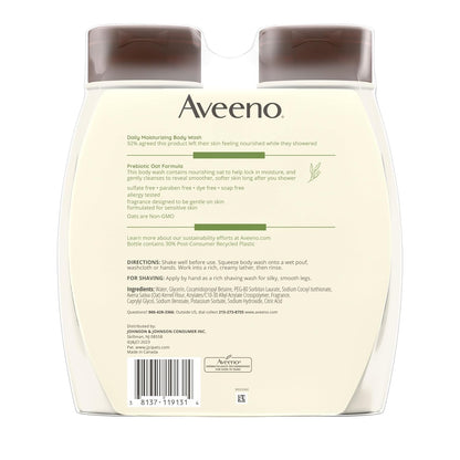 Aveeno Daily Moisturizing Body Wash Gift Set – Dermatologist-Recommended Skincare for Her