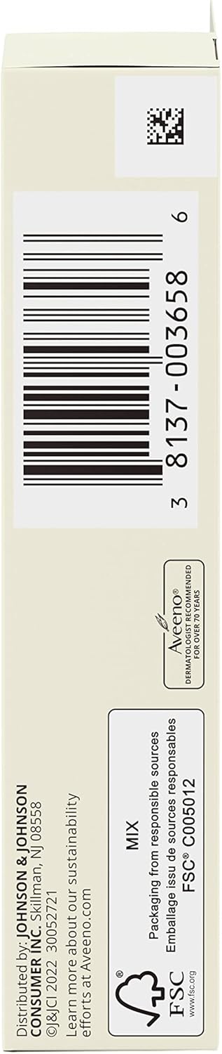 Aveeno Maximum Strength 1% Hydrocortisone Anti-Itch Cream – Dye-Free Fragrance-Free Formula for Allergy-Prone Skin Reactions, 1 oz