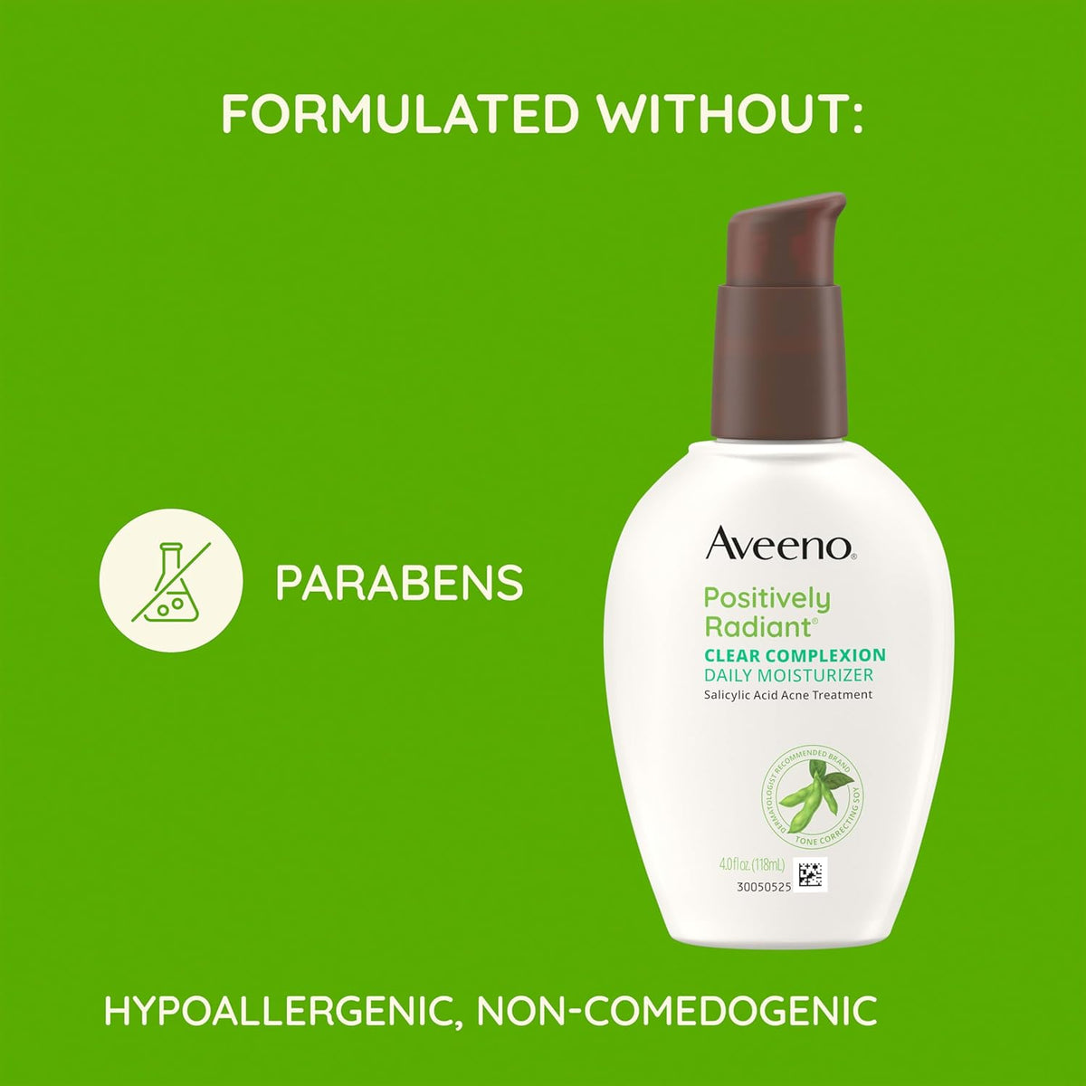 Aveeno Positively Radiant Clear Complexion Moisturizer – Premium Soy-Infused Acne Solution