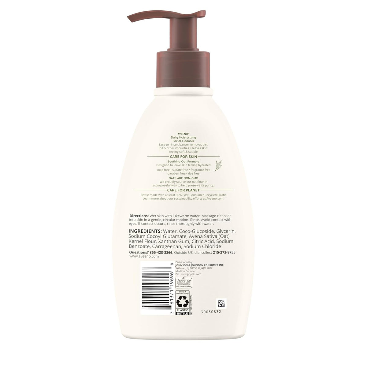Aveeno Premium Daily Moisturizing Cleanser – Elevated Oat-Infused Face Wash with Refined Skincare Luxury