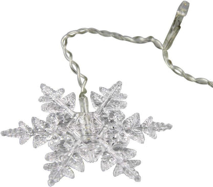 Avoalre LED Snowflake Curtain Lights – Cozy Bedroom Aesthetic & Winter Home Decor