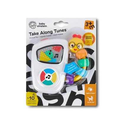 Baby Einstein Take Along Tunes Toy, Safe Infant Developmental Toy for Kids Room and Stroller, Ages 3 Months Plus