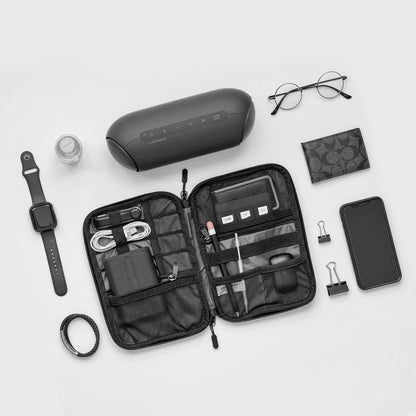 BAGSMART Electronics Travel Organizer – Home Office Tech Cable Manager, Daily Commute Accessory