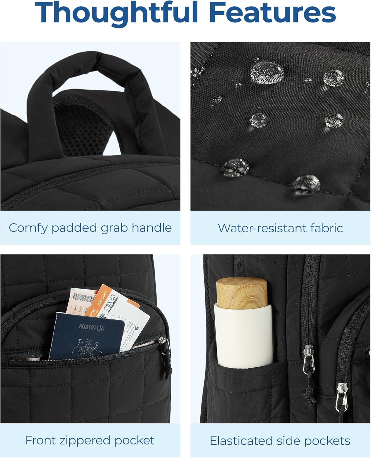 BAGSMART Padded Laptop Backpack for Women – Ergonomic Carry That Eases Shoulder Strain