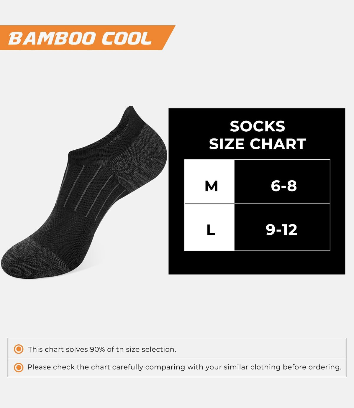 BAMBOO COOL Mens No Show Sock – Understated Dress Shoe Essential for the Capsule Wardrobe