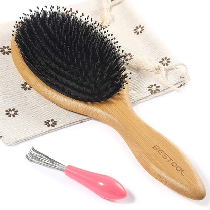bamboo oval paddle base for a sturdy, eco-friendly grip