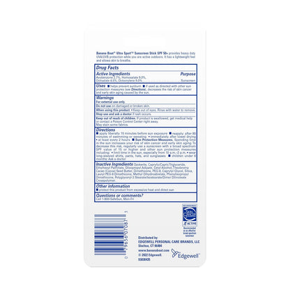 Banana Boat Sport Ultra SPF 50 Travel Stick – Mess-Free Sunblock for Active Outdoor Adventures