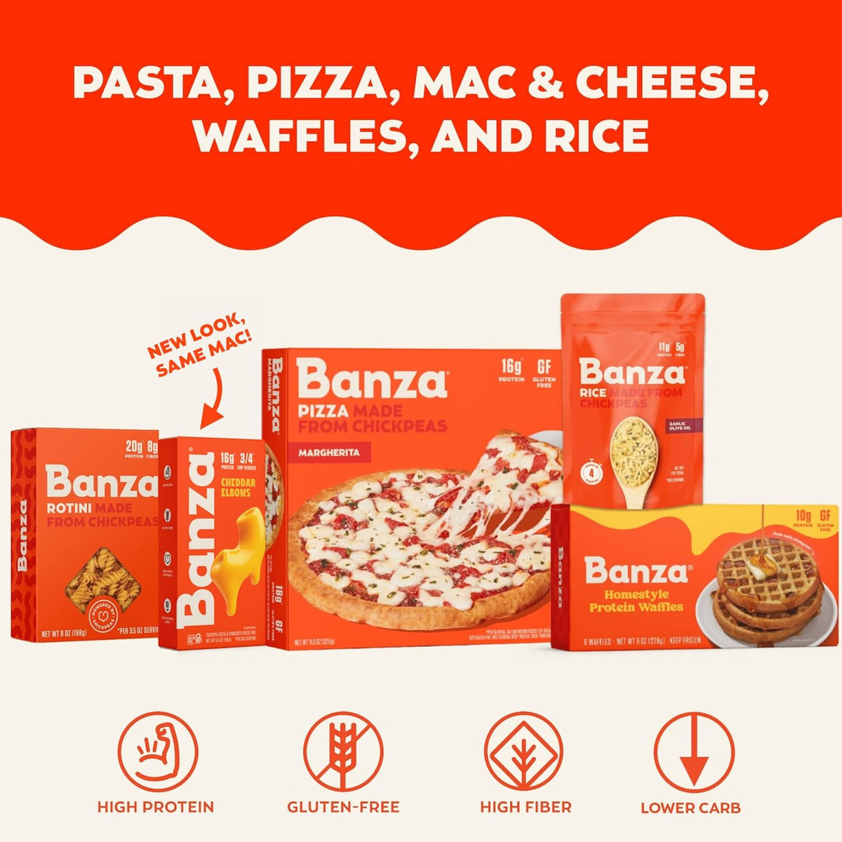 Banza Shells & White Cheddar Mac and Cheese - Thoughtful Care Package for Gluten Free Friends and Family