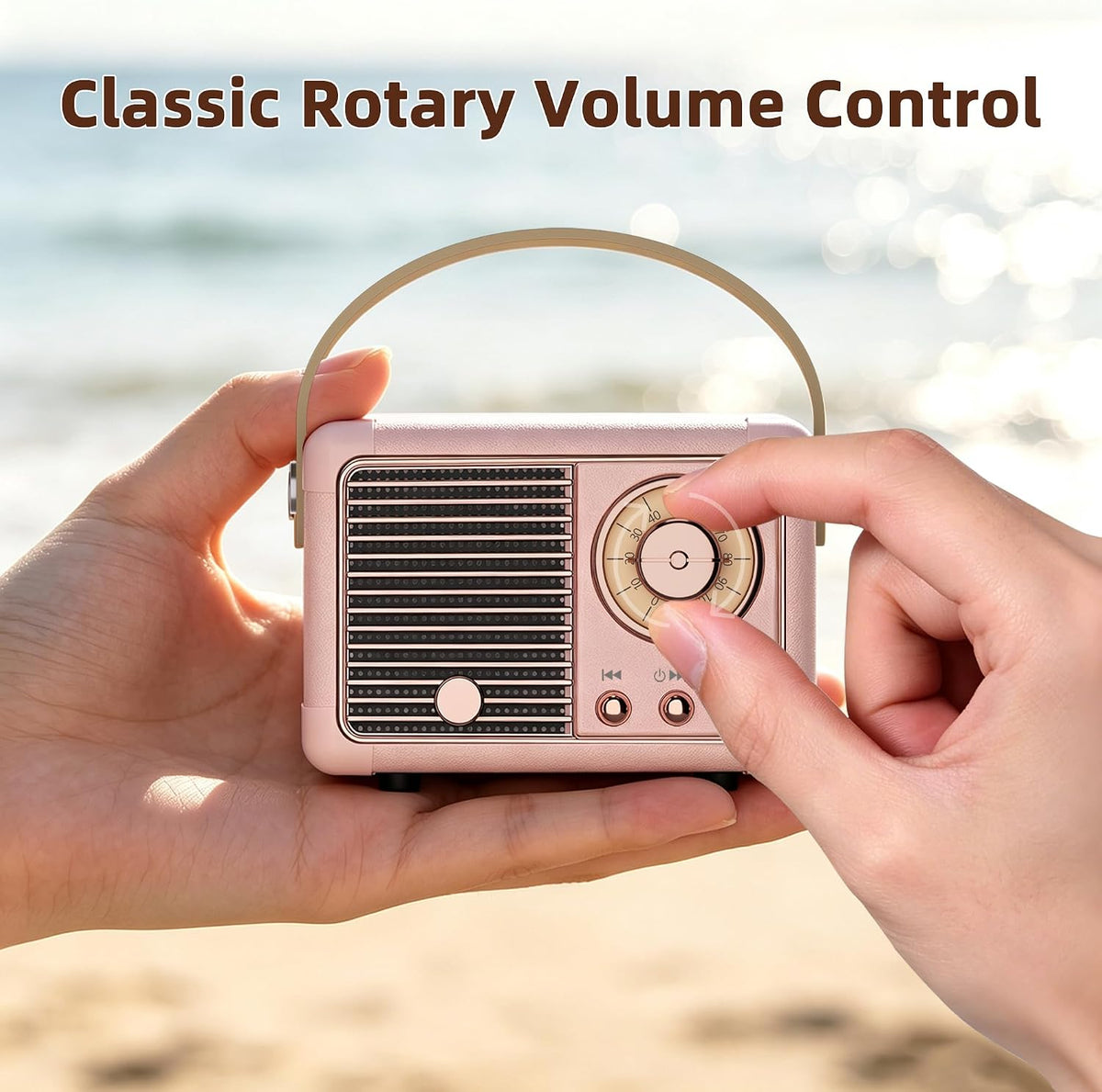 Baolira Retro Bluetooth Speaker – Parent-Approved Gift Speaker for Girls Ages 8 to 14, Durable and Easy-to-Use Wireless Sound