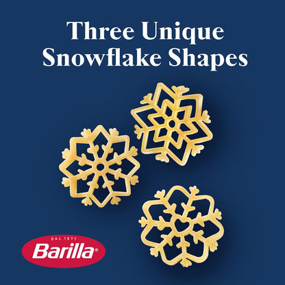 Barilla Limited Edition Snowfall Pasta, 12 Ounce – 7-8 Minute Quick Cook Pasta for Stress-Free Holiday Meal Prep on Busy Weeknights