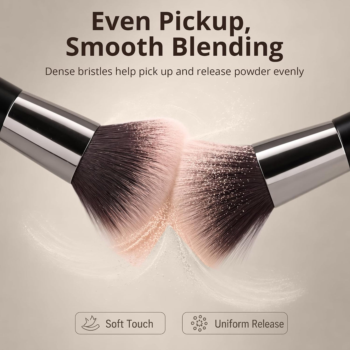 BEAKEY 12-Piece Vegan Brush and Sponge Set – Graduation and Holiday Gift for Women, Paper Case Makeup Starter