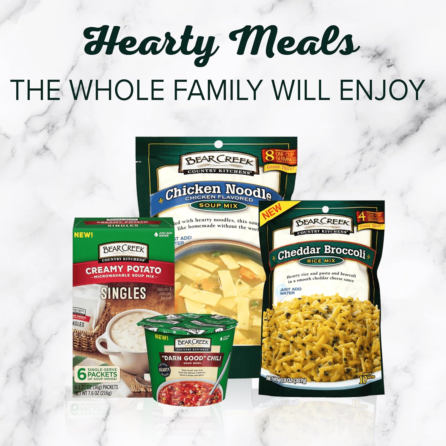 Bear Creek Creamy Potato Soup Mix – Fast Desk Lunch for Busy Office Workers, Just Add Water