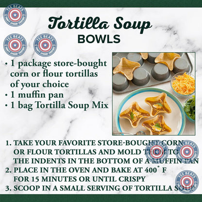 Bear Creek Tortilla Soup Mix – Lightweight Shelf-Stable Meal for Camping Trips and RV Travel