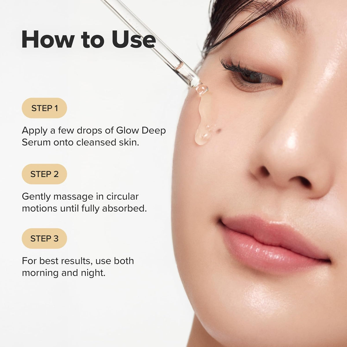 Beauty of Joseon Glow Deep Serum Rice Alpha-Arbutin for Clean Routine, Single-Step Brightening Serum 30ml