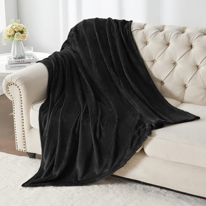 BEDELITE Soft Fleece Throw – Reading Nook and Sofa Decor Piece with Brushed Double-Side Comfort