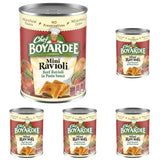 Chef Boyardee Mini Beef Ravioli, Quick Desk Lunch for Office Breaks, 15 oz Can