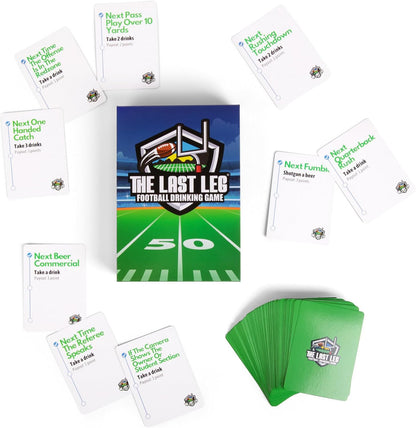 Beer Pressure The Last Leg - Funny Holiday Gift Idea for Him, Unique Football Party Game for Men Who Love NFL Watch Parties