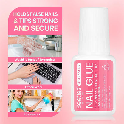 Beetles Gel Nail Bond – 10-Second Cure for Productive At-Home Nail Sessions and Travel Repairs