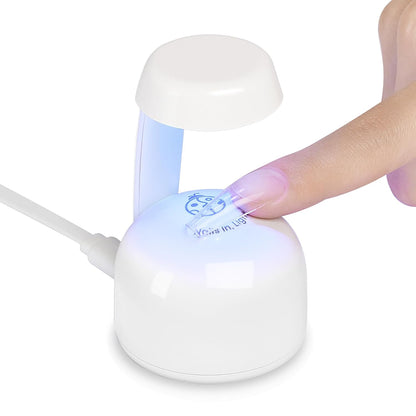 Beetles Mini UV LED Nail Lamp – Self-Care Manicure Tool for Sunday Wind-Down Rituals, Gentle Gel Curing at Home