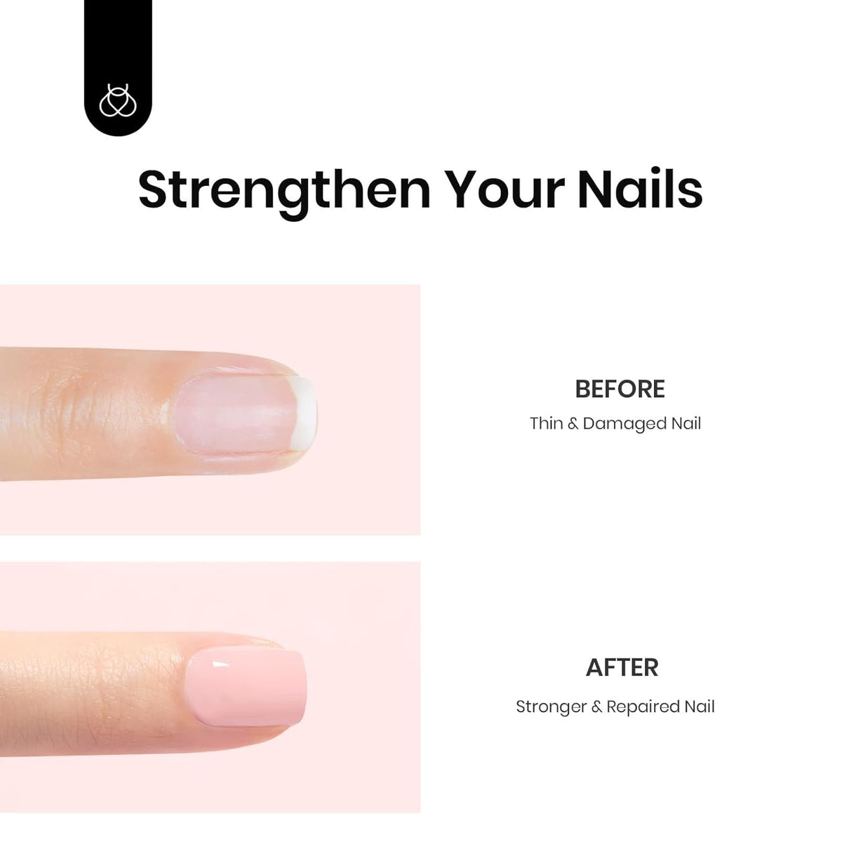 Beetles Rubber Base Gel Nail Polish – 6-Color HEMA-Free Neutral Set for DIY Home Manicures, Pedicures, and Nail Repair
