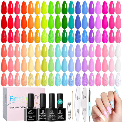 Beetles Spring Gel Polish Collection – Single-Box Solution for Streamlined Nail Stations, No Extra Bottles or Wrapping Required
