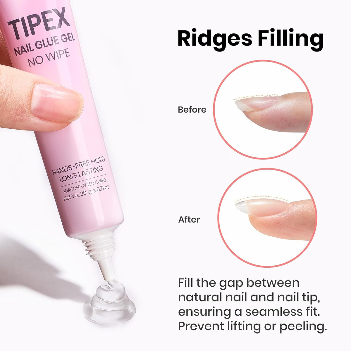 Beetles Tipex Compatible Gel – Refined Nail Extension System for Elevated Vanity Setups
