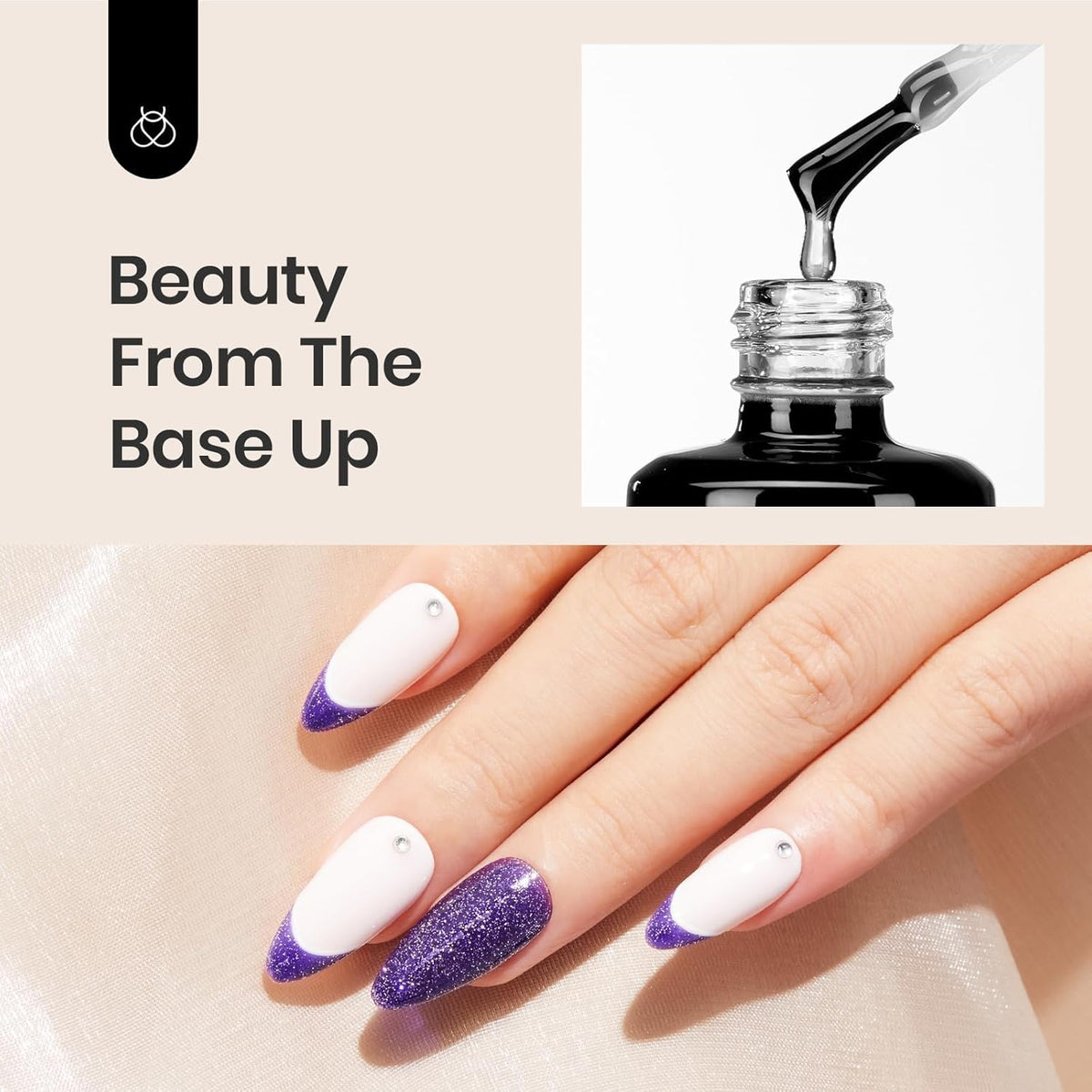 Beetles Universal Soak-Off Gel Base Coat – Reliable Foundation for High-Volume Nail Tech Practice Sessions