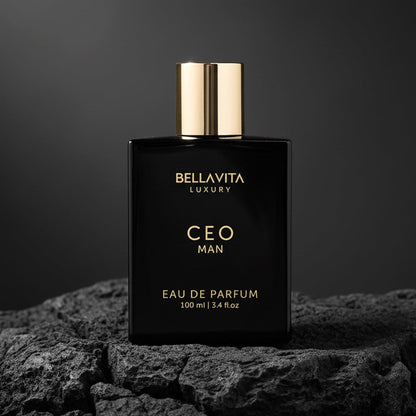 Bellavita Luxury CEO Man Eau de Parfum – Weekend Trip Cologne with Portable 20 ml Travel Size, 100 ml Bottle