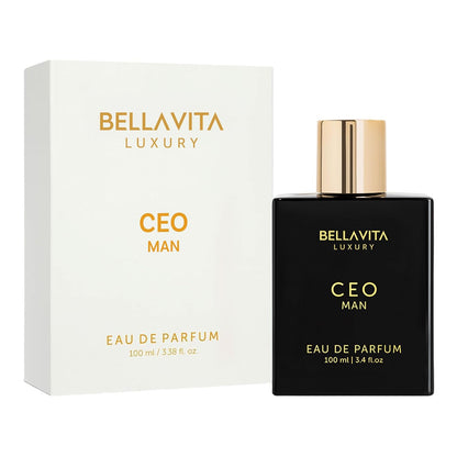 Bellavita Luxury CEO Man Eau de Parfum – Weekend Trip Cologne with Portable 20 ml Travel Size, 100 ml Bottle