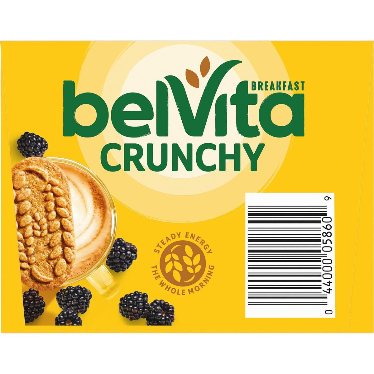 belVita Blueberry Breakfast Biscuits – Shelf-Stable Travel Snack for Road Trips and Camping, 8 Packs