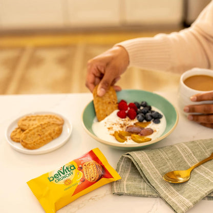 belVita Cranberry Orange Breakfast Biscuits – Clean-Label Morning Fuel with No HFCS or Artificial Sweeteners, 8 Packs of 4