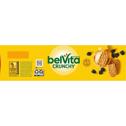 belVita Cranberry Orange Breakfast Biscuits – Clean-Label Morning Fuel with No HFCS or Artificial Sweeteners, 8 Packs of 4